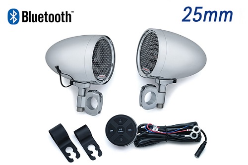 쿠리야킨(Kuryakyn) RoadThunder® Speaker Pods and Bluetooth® Audio Controller by MTX (로드썬더 블루투스 스피커 7/8 or 1인치) 2712