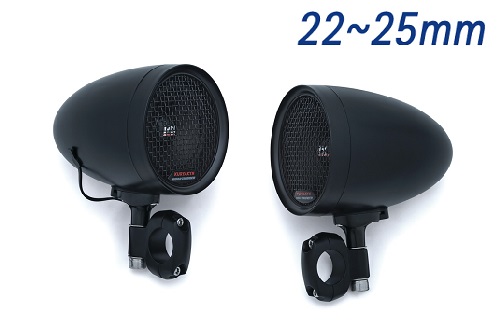쿠리야킨(Kuryakyn) RoadThunder Speaker Pods by MTX, Satin Black (로드썬더 스피커 블랙) 2711
