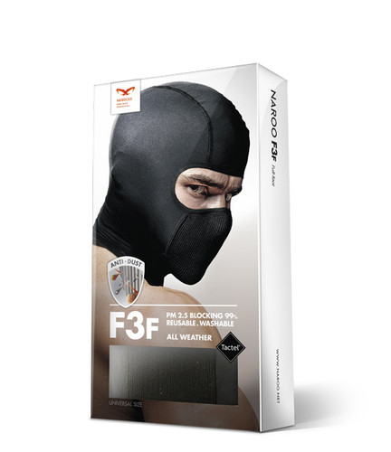 F3F 바라클라바 타입 워셔블 필터링 마스크 - 사계절용